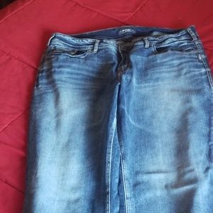 Silver Jean's avery slim boot sz 20x 33
